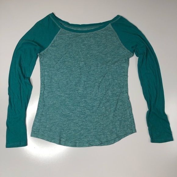 𝅺BUNDLE Joe Fresh Turquoise Baseball Varsity & Fuchsia Ribbed Button Shirts L/XL - Picture 2 of 13